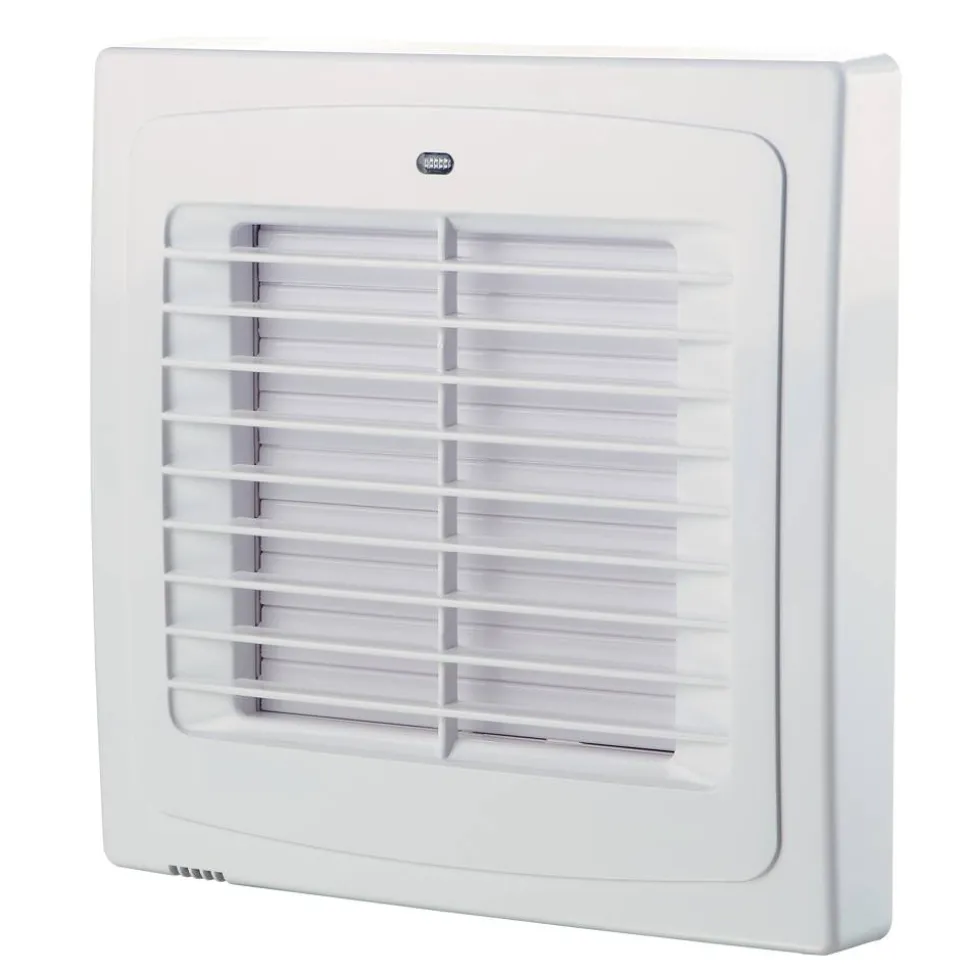 Axialventilator 'WDNLF B100' Ø 100 mm mit Nachlauf und Feuchtesensor