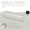 Badablage mit Handtuchhalter 'Soulution' 44 x 12,5 x 9,5 cm