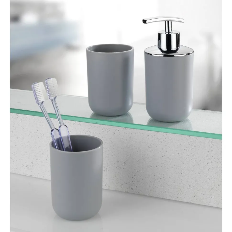 Bad-Accessoire-Set 'Brasil' grau 4-teilig