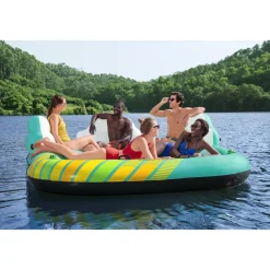 Badeinsel 'Hydro-Force™ Sunny Lounge' türkis 300 x 275 x 83 cm