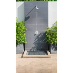 Badematte 'Indoor & Outdoor' Kunststoff grau 80 x 50 cm