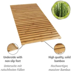 Badematte 'Indoor & Outdoor' Bambus 100 x 50 cm