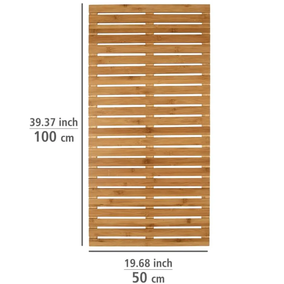 Badematte 'Indoor & Outdoor' Bambus 100 x 50 cm