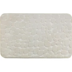 Badematte Memory Foam 'Pepples' beige 50 x 80 cm