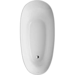 Badewanne 'Aviva' freistehend 180 x 85 cm bordeaux
