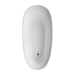 Badewanne 'Aviva' freistehend Sanitäracryl weiß 1800 x 850 mm