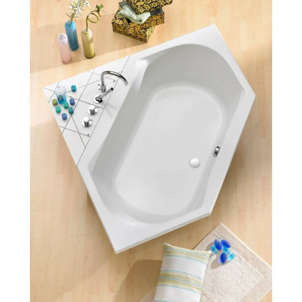 Badewanne "Corsica" 200 x 100 cm weiß