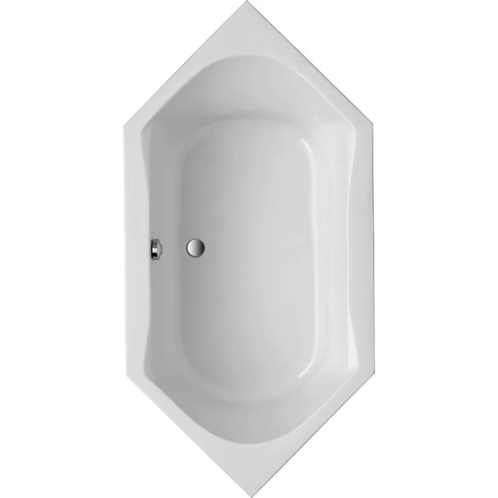 Badewanne "Corsica" 200 x 100 cm weiß