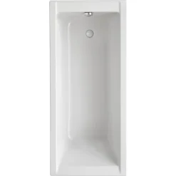 Badewanne 'Costa' weiß 180 x 80 cm