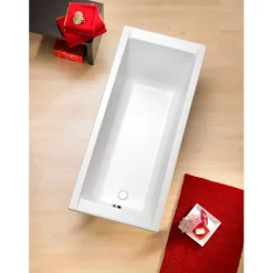 Badewanne 'Costa' weiß 170 x 75 cm