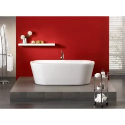 Badewanne 'Flora' 180 x 80 cm weiß