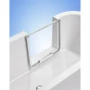 Badewanne 'Free-Gate' links Sanitäracryl weiß 1800 x 800 mm