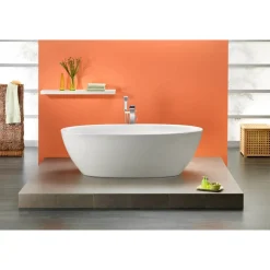 Badewanne 'Latina' freistehend weiß 190 x 94 cm