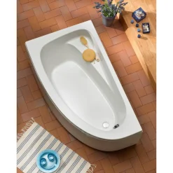 Badewanne 'Marina' weiß links 160 x 90 cm