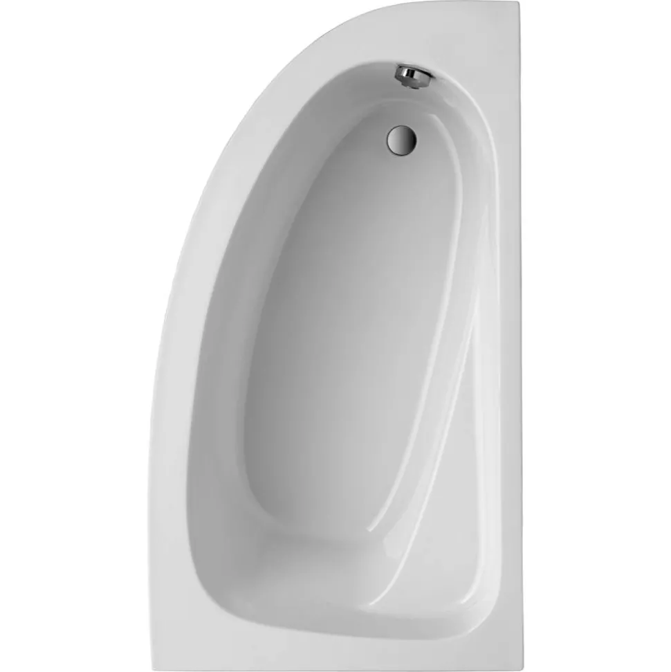 Badewanne 'Marina' weiß rechts 160 x 90 cm