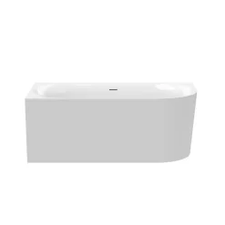 Badewanne 'Mince Corner XS' rechts weiß 155 x 80 cm
