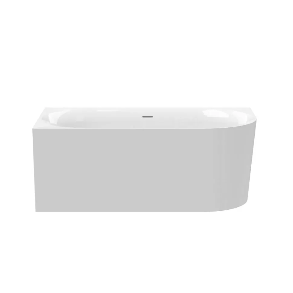 Badewanne 'Mince Corner XS' rechts weiß 155 x 80 cm