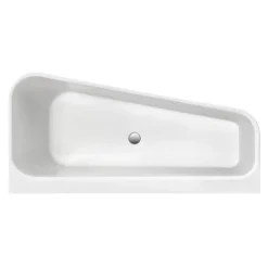 Badewanne 'Pino' links Sanitäracryl weiß 1550 x 750 mm