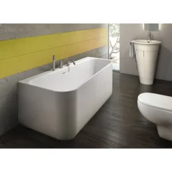 Badewanne 'Pino' rechts Sanitäracryl weiß 1550 x 750 mm