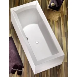 Badewanne 'Porta' Sanitäracryl weiß 1800 x 800/500 mm