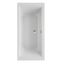 Badewanne 'Rosa' Sanitäracryl weiß 190 x 80 x 45