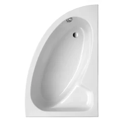 Badewanne 'Salinas Modell A' Sanitäracryl weiß 1500 x 970/395 mm