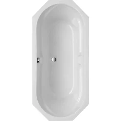 Badewanne "Sicilia" 180 x 85 cm weiß