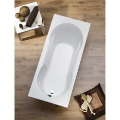 Badewanne 'Viva' Sanitäracryl weiß 150 x 75 cm
