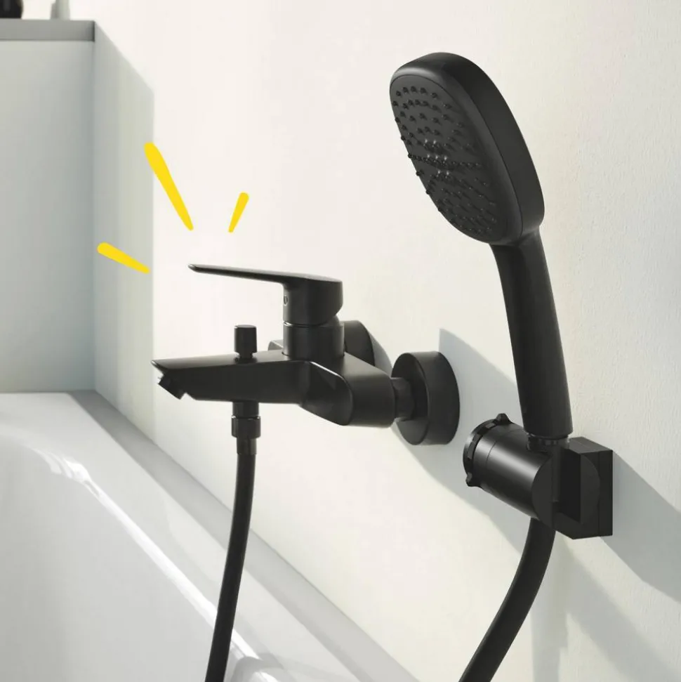 Badewannenarmatur Grohe 'Start' mattschwarz