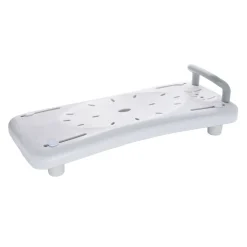Badewannenbrett mit Haltegriff 'Comfort' weiß, 70 x 31 cm, bis 150 kg