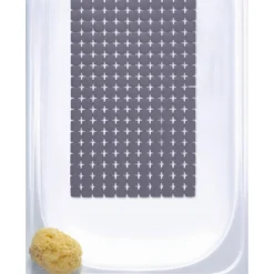 Badewanneneinlage 'Nevis' grau 39 x 68 cm
