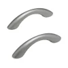 Badewannengriffe silbermatt 24 x 3,5 x 6 cm 2 Stück