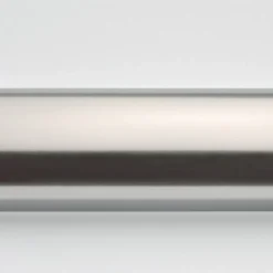 Badewannenseitenwand 'Beta' für Drehtür, Milchglas beschichtet, links, teilgerahmt, chromfarben, 80 x 165 cm