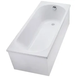 Badewannen-Set 'Bathline Classic' weiß rechteckig 170 x 75 cm