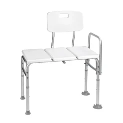 Badewannen-Transferbank 'Sam' weiß höhenverstellbar von 53 – 63 cm, bis 150 kg