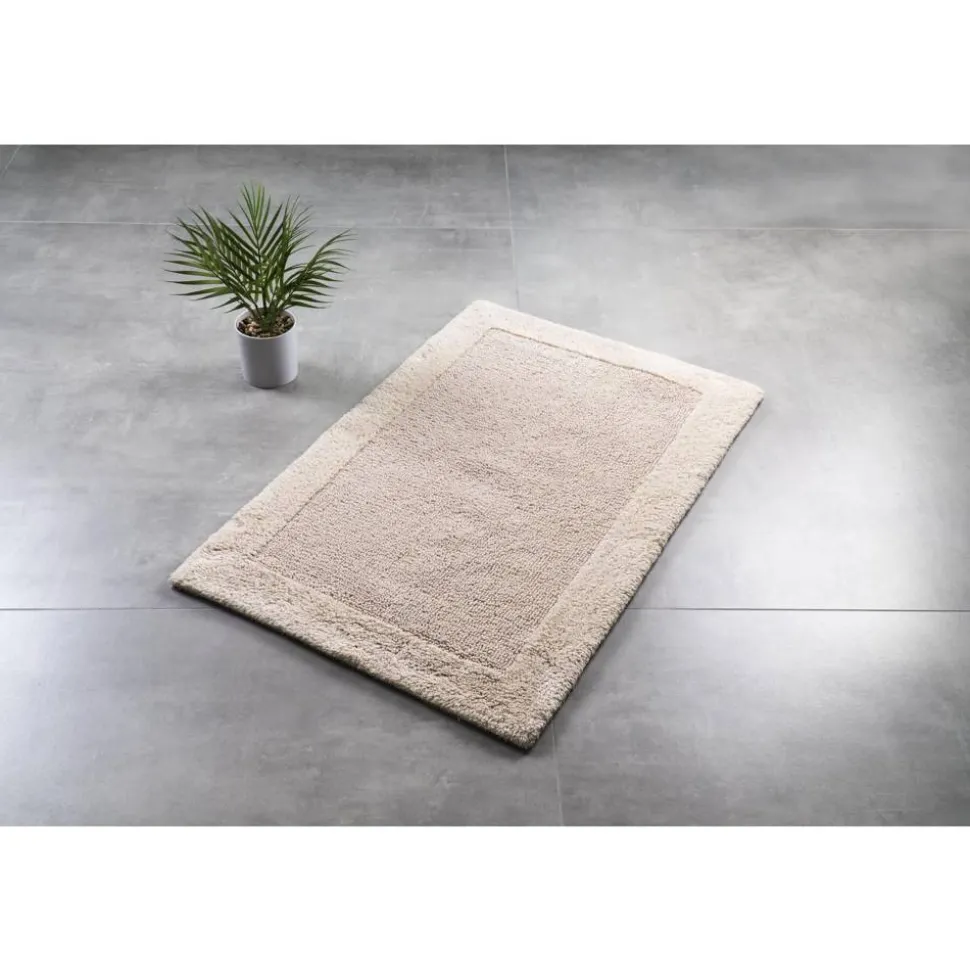 Badezimmerteppich 'Amelie' beige 120 x 70 cm