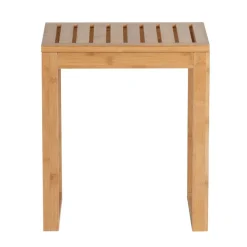 Badhocker 'Bambusa' Bambus 40 x 30 x 46 cm