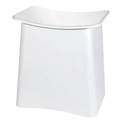 Badhocker mit Wäschesack 'Wing' weiß 45 x 48 x 33 cm
