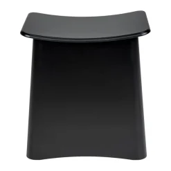 Badhocker mit Wäschesack 'Wing' schwarz 45 x 48 x 33 cm