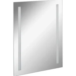 Badmöbelset 'b.perfekt' Spiegelelement und Waschbecken mit Unterschrank weiß/weiß