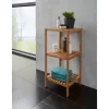 Badregal braun 34 x 80 x 33 cm