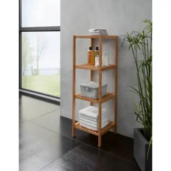Badregal braun 34 x 110 x 33 cm