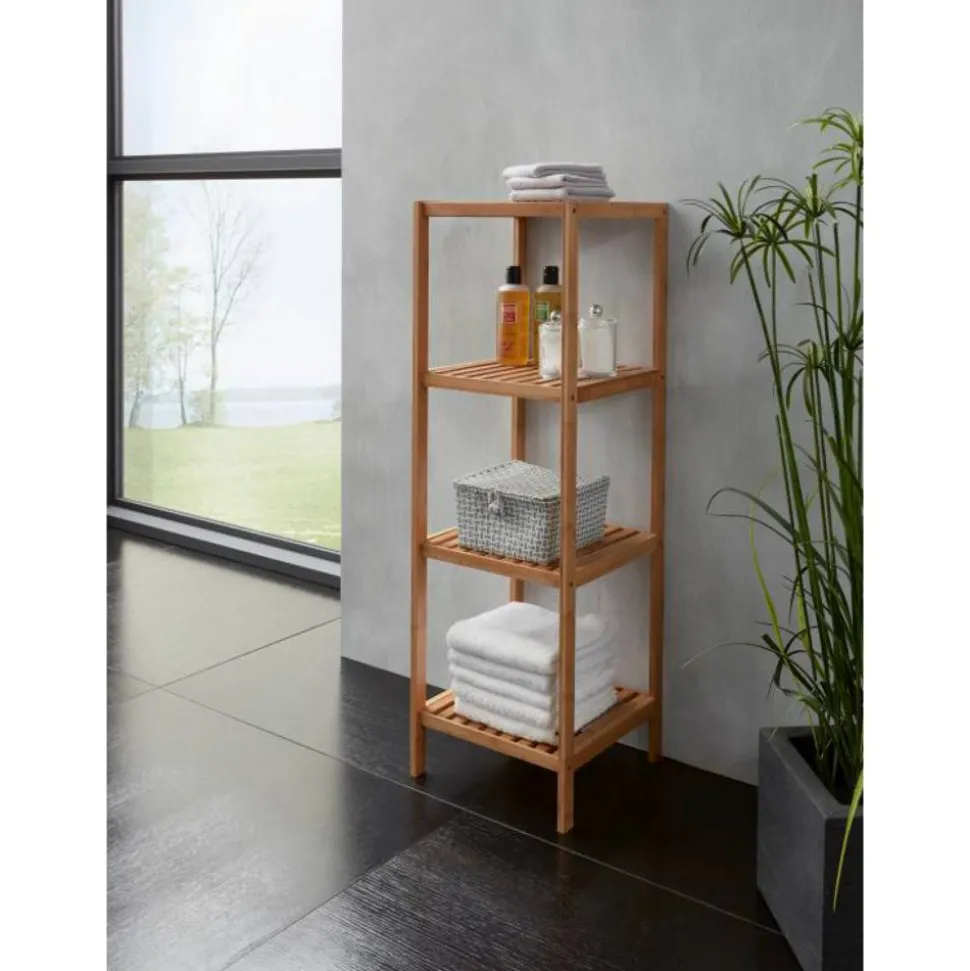 Badregal braun 34 x 110 x 33 cm
