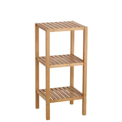 Badregal naturfarben 37 x 80 x 33 cm