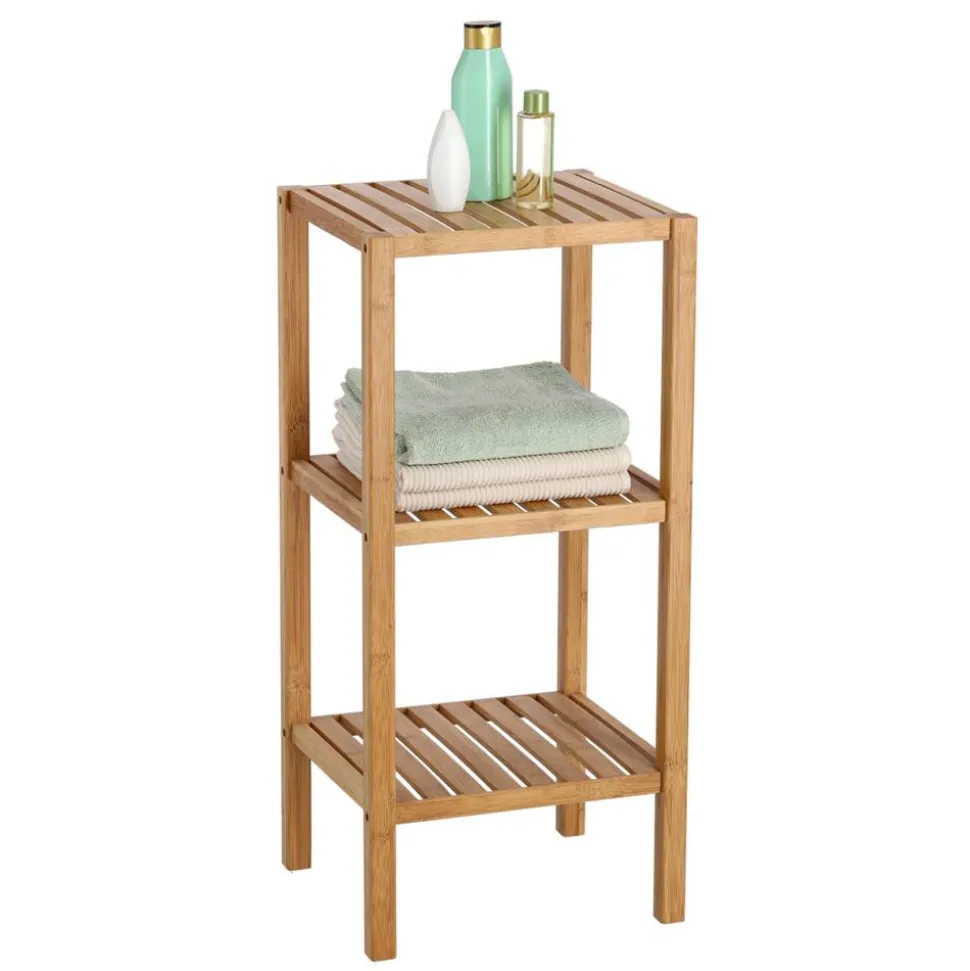 Badregal naturfarben 37 x 80 x 33 cm
