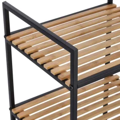 Badregal schwarz 39 x 95 x 33 cm