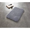 Badteppich 'Chic' Microfaser grau 55 x 50 cm