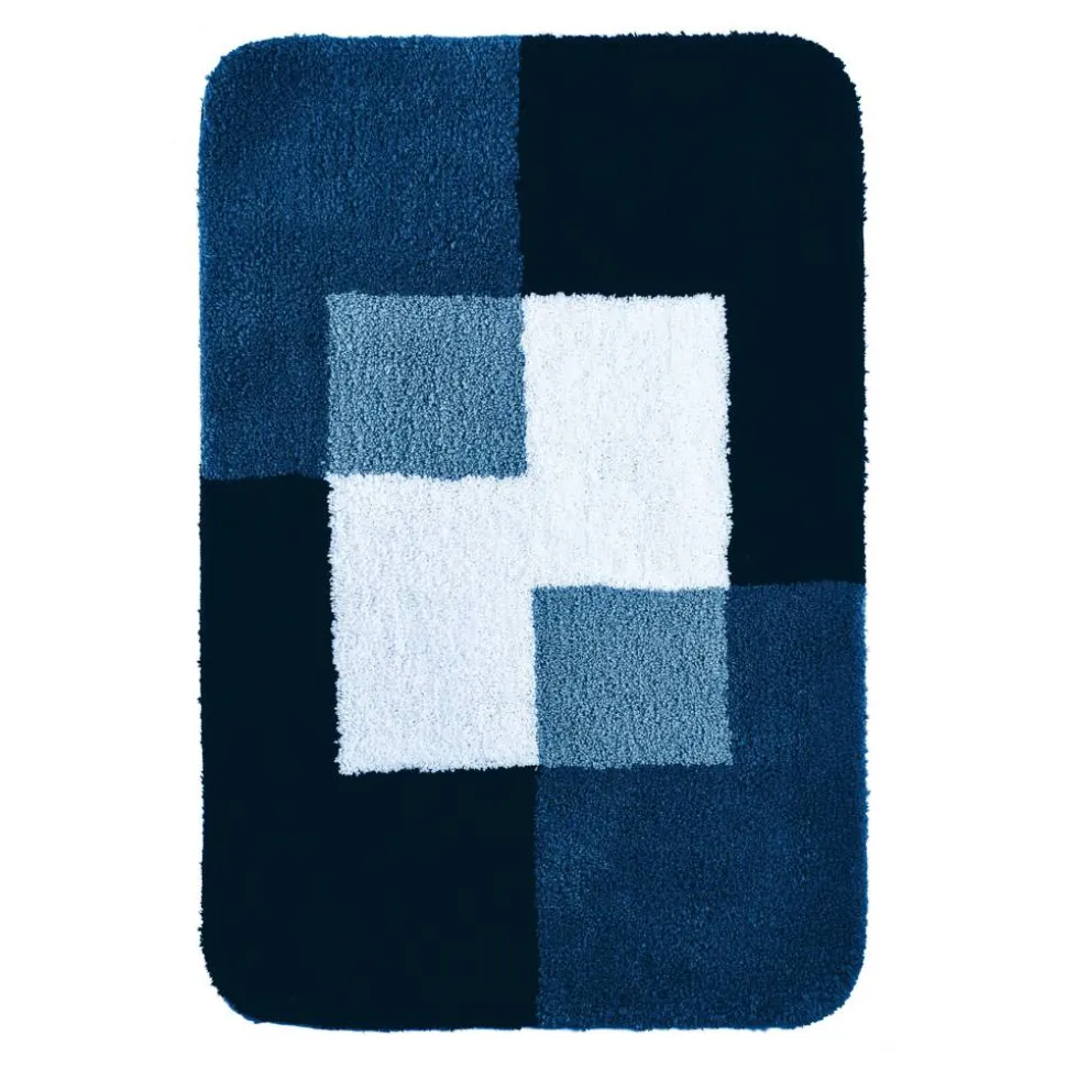 Badteppich 'Coins' blau 60 x 90 cm