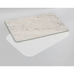Badteppich 'Puna' grau 39 x 60 cm