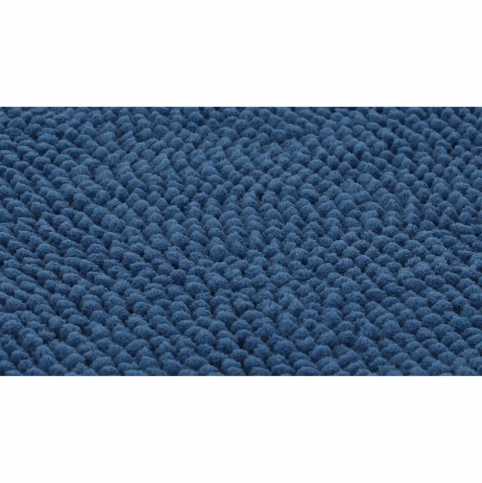 Badteppich 'Soft' blau 50 x 80 cm